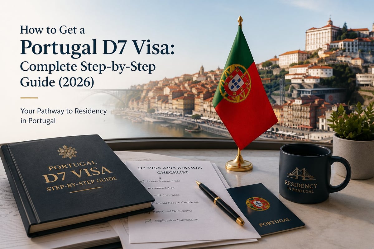 Portugal D7 visa legal guide and residency by investment consultation