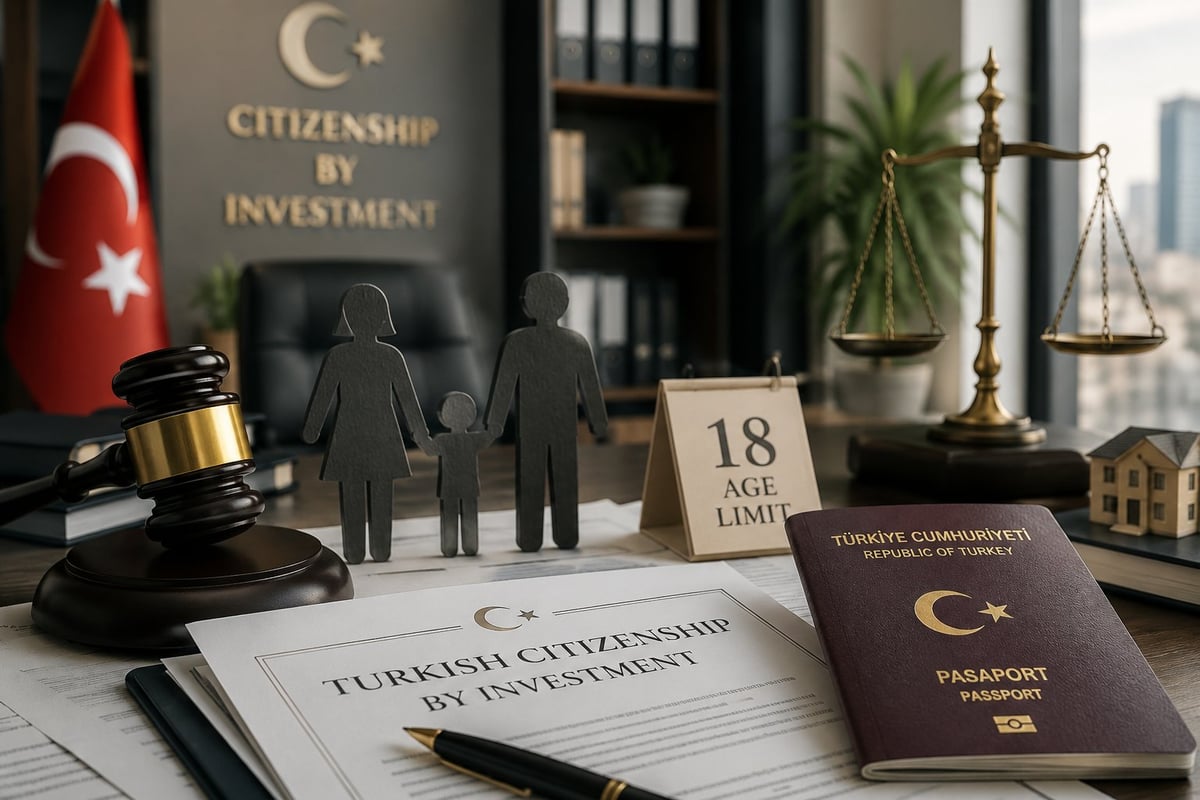 Turkish citizenship by investment application legal risks when child turns 18 in Turkey